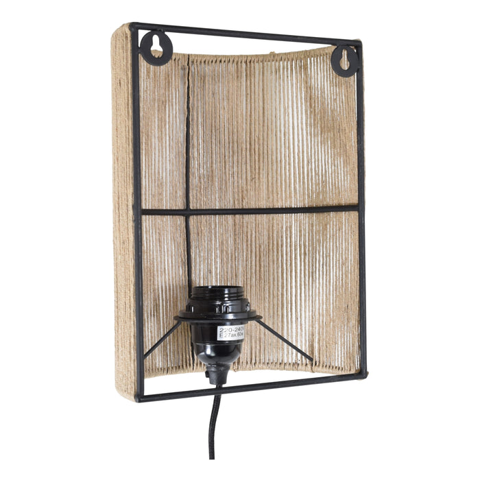 Urban Interiors - Wandlamp Diro Jute  26x18x11