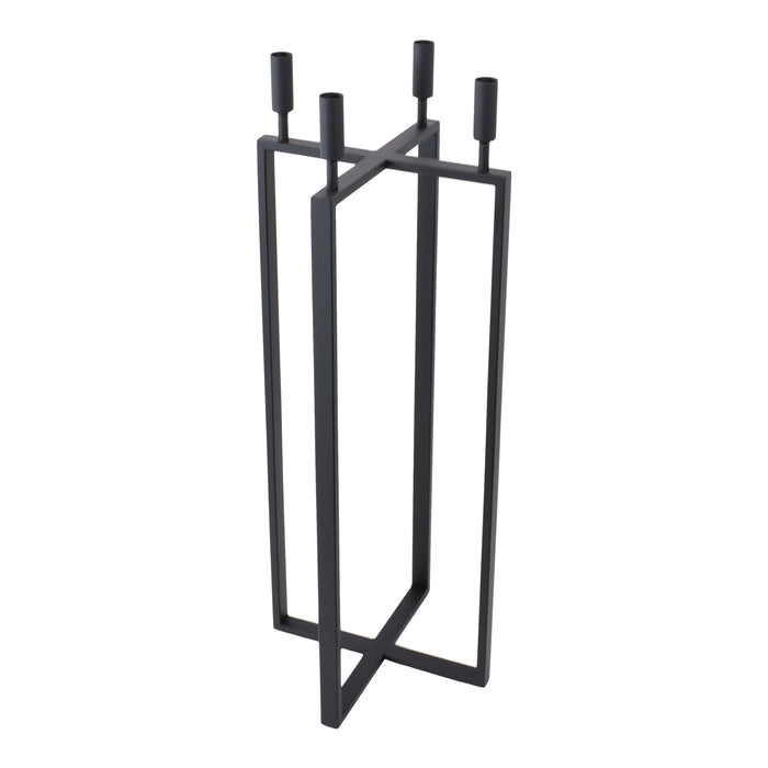 LOFT42 Vloerkandelaar Birk 4 kaarsen - Zwart metaal