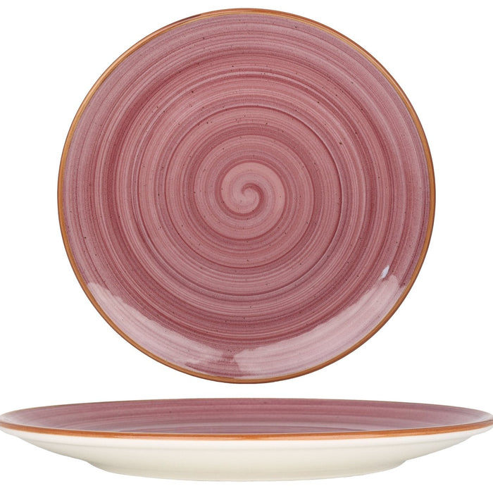 Bonna Dinerbord - Aura Blackberry - Porselein - 27 cm - set van 6