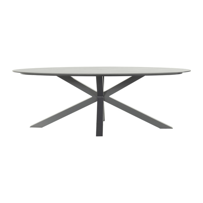 Hartman Xander Tuintafel Ovaal B 220 x D 120 cm - Antraciet