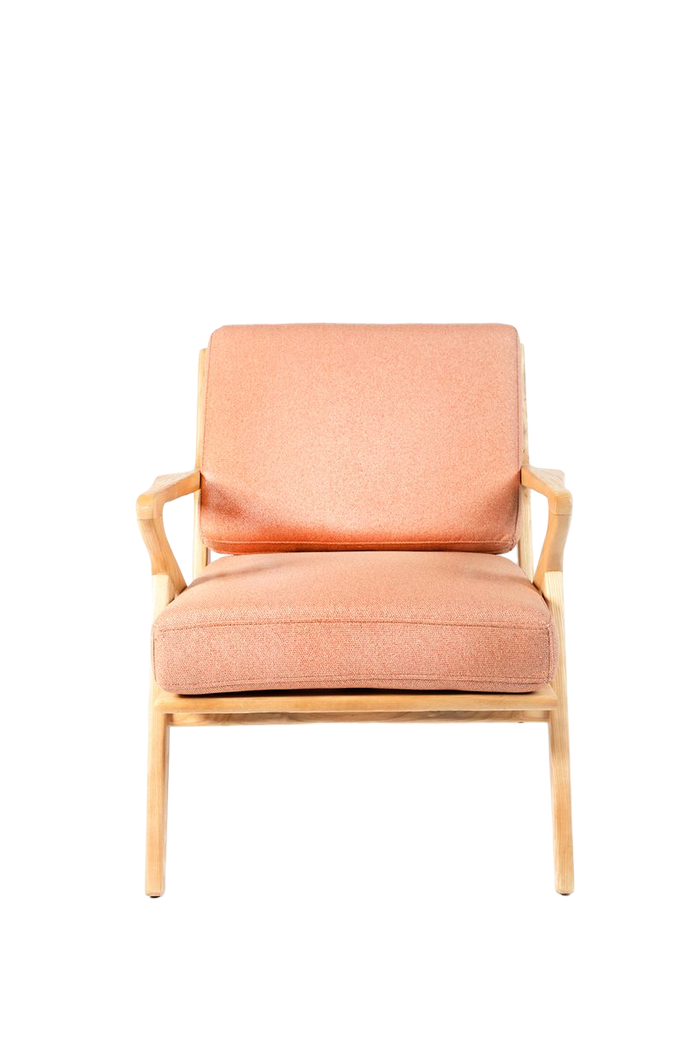 Sissy-Boy Houten stoel mid century roze