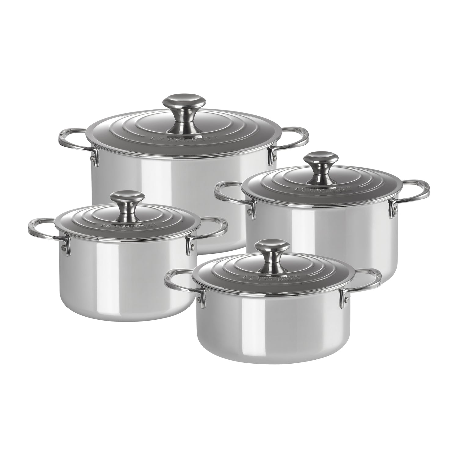 Le Creuset Signature 4-delige Kookpannenset