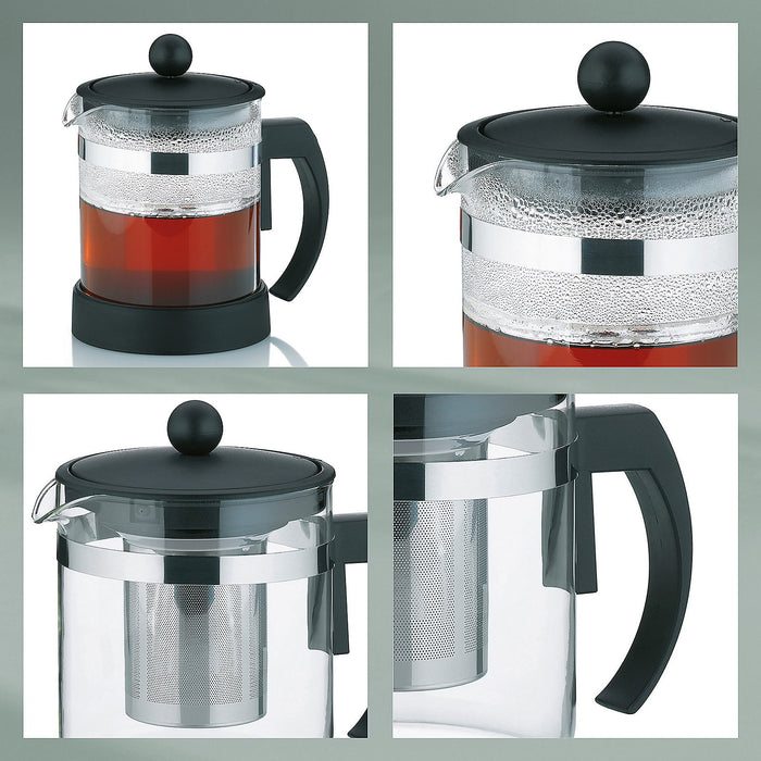 Kela - Theepot 1 L, Zwart - Kela | Auron