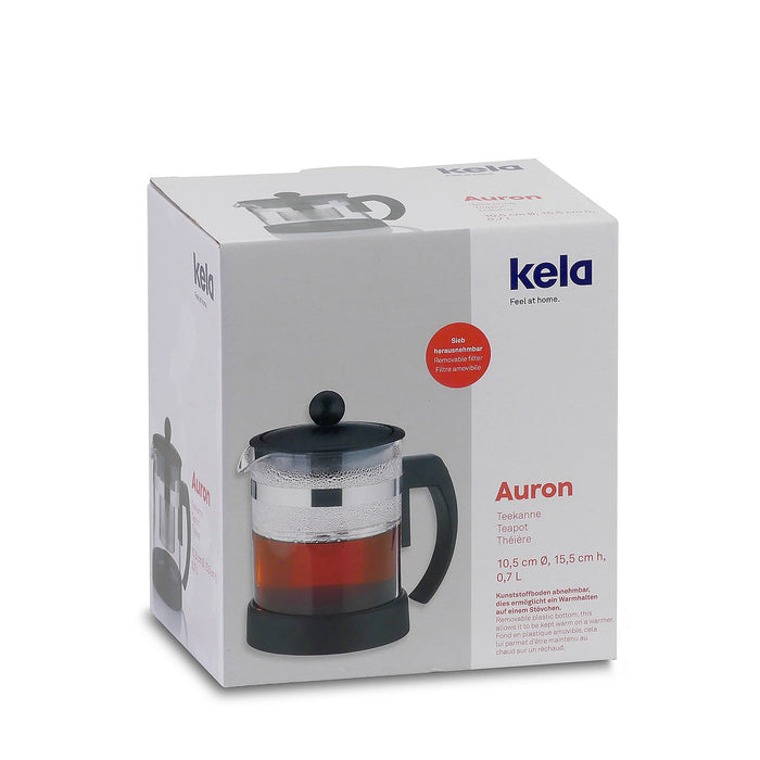 Kela - Theepot 1 L, Zwart - Kela | Auron