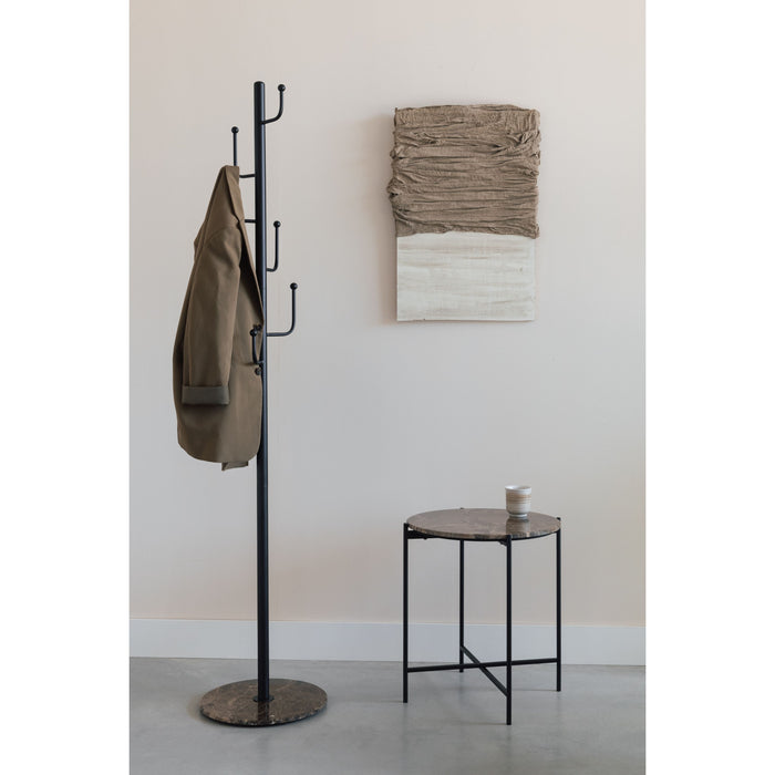 Housecraft Living Tooz bijzettafel Rond 40 cm Marmer Bruin