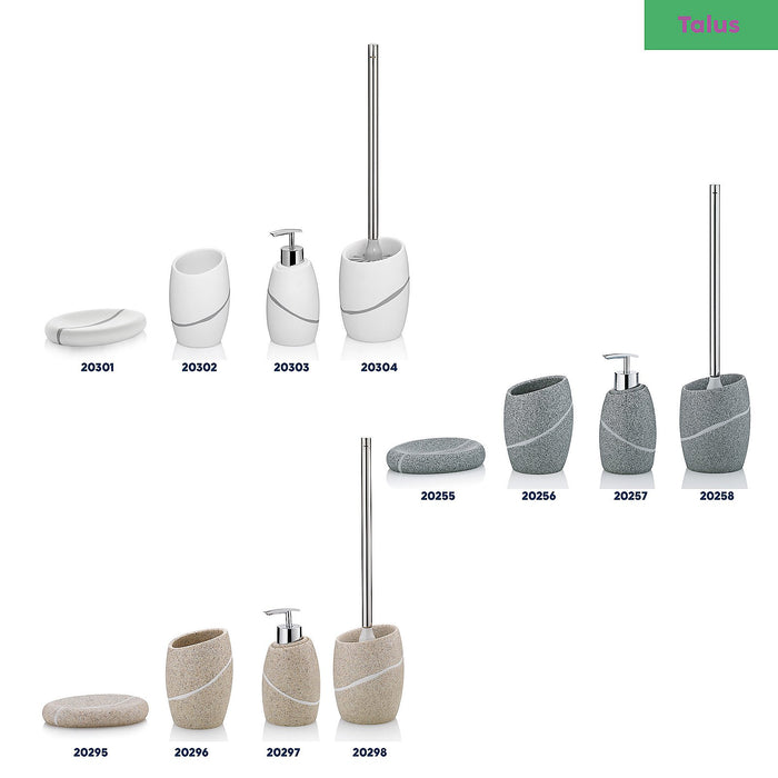 Kela - Talus Toiletborstel Houder - Grijs - Kela