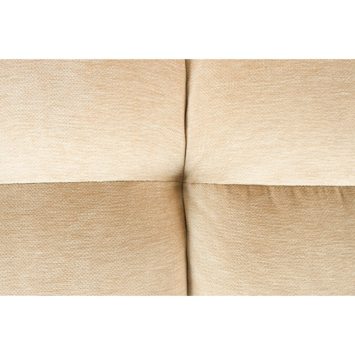 Dutchbone Hackman 4,5-zitsbank Velours Beige