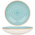 Bonna Diep bord - Aqua - Porselein - 25 cm (1300cc) - set van 6