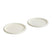 HAY Barro Dinerborden Ø 24 cm - Set van 2 - Gebroken Wit