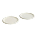 HAY Barro Dinerborden Ø 24 cm - Set van 2 - Gebroken Wit