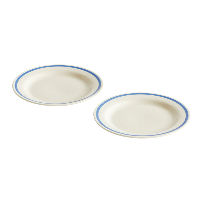 HAY Sobremesa Ontbijtborden Ø 18,5 cm - Set van 2 - Blauw