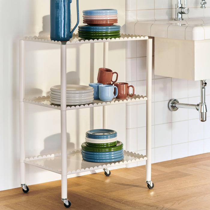 HAY Barro Dinerborden Ø 24 cm - Set van 2 - Donkerblauw