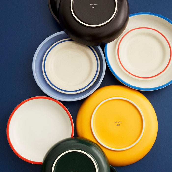 HAY Sobremesa Ontbijtborden Ø 18,5 cm - Set van 2 - Rood