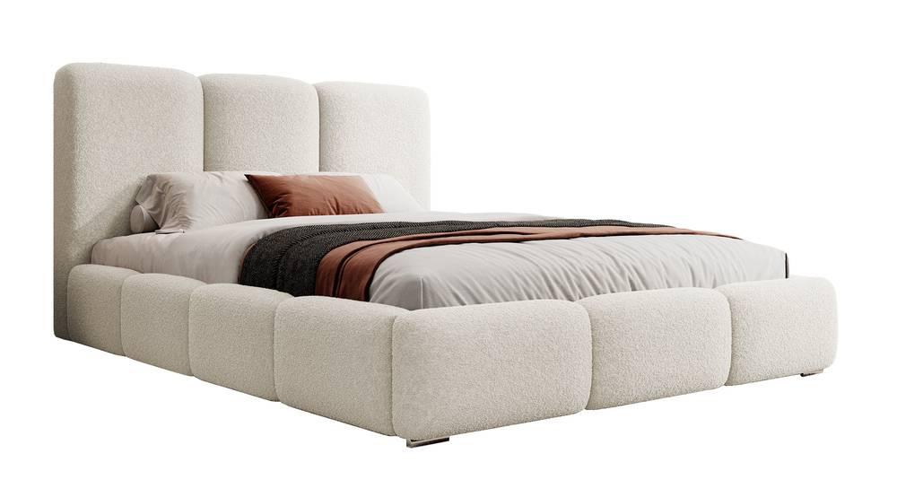 NADUVI Collection Bedframe Briar bouclé met opbergvak 180x200