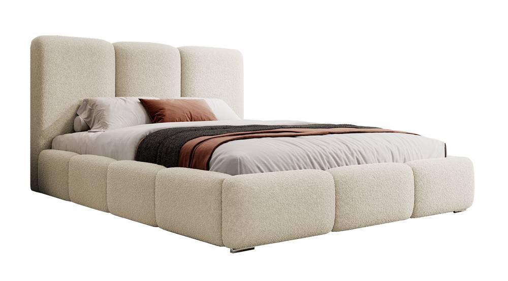 NADUVI Collection Bedframe Briar bouclé met opbergvak 180x200