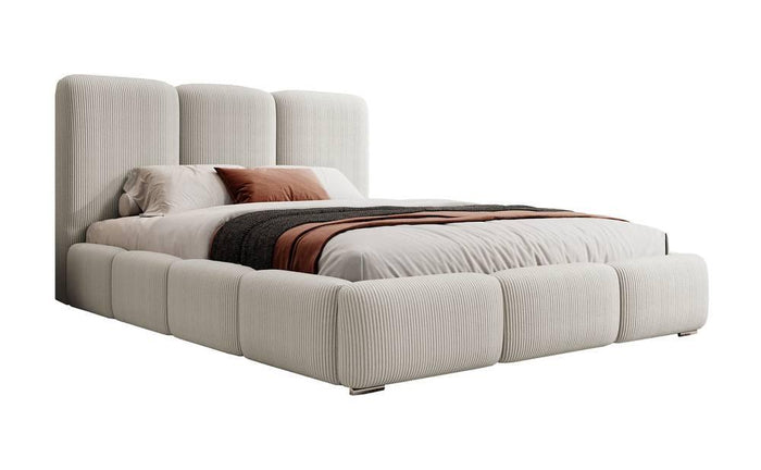 NADUVI Collection Bedframe Briar met opbergvak ribstof 140x200