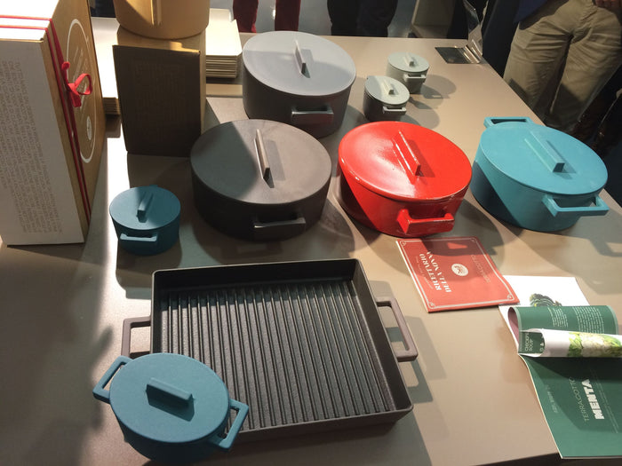 Braadpan Rood 13 cm x 10 cm incl deksel - Sambonet