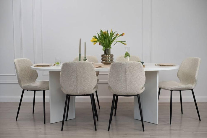 NADUVI Collection Philipa Eettafel - Wit