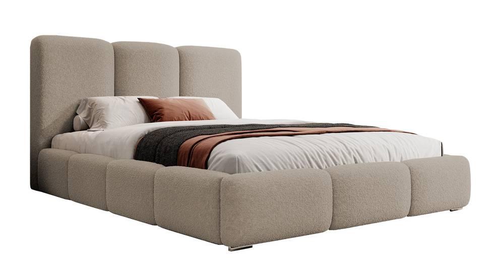 NADUVI Collection Bedframe Briar bouclé met opbergvak 140x200