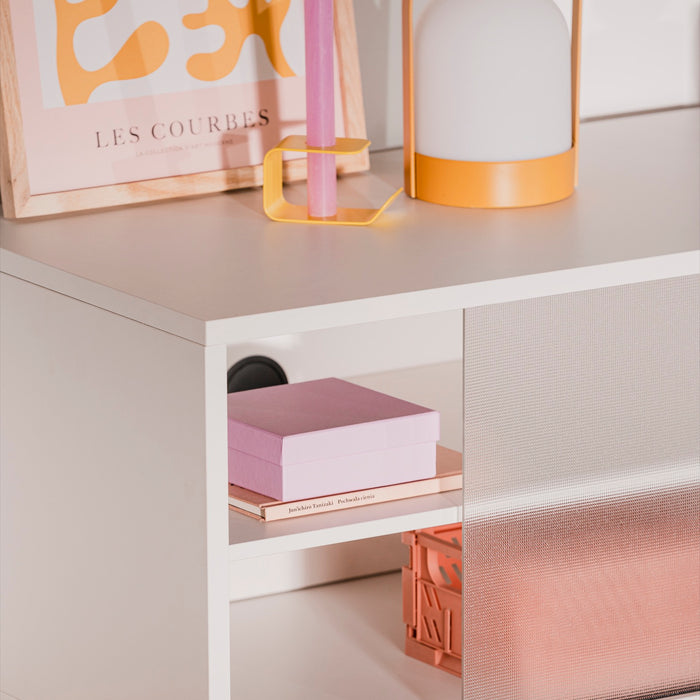 noo.ma FLEC kaarsenhouder - low - Yellow Mellow