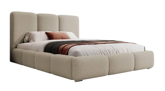 NADUVI Collection Bedframe Briar bouclé met opbergvak 140x200