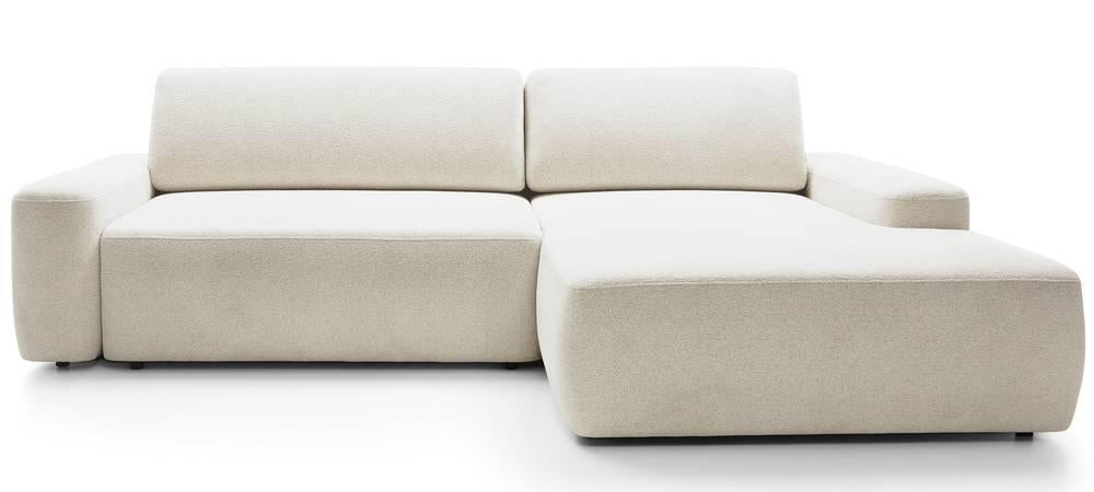 NADUVI Collection Hoekslaapbank Elis rechts met opbergvak chenille