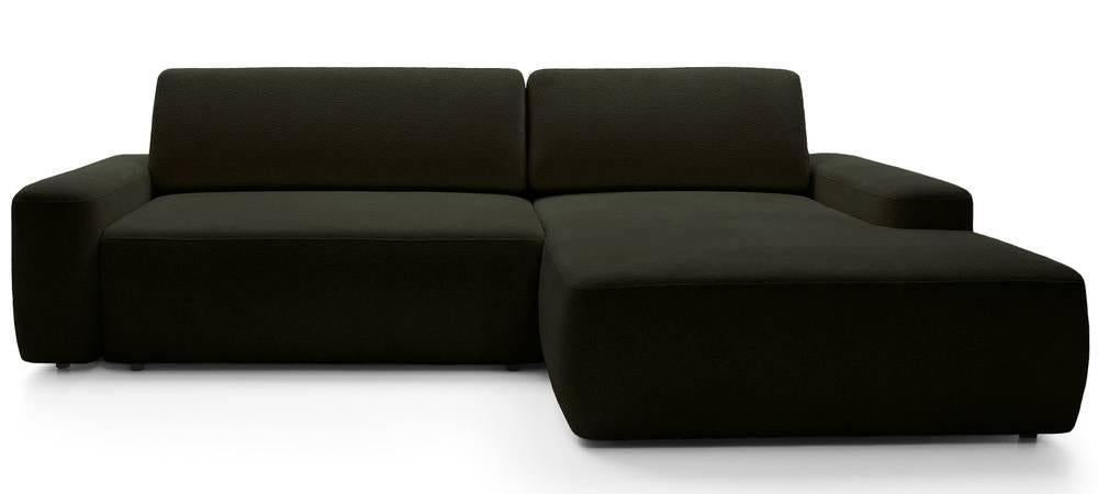 NADUVI Collection Hoekslaapbank Elis rechts met opbergvak chenille