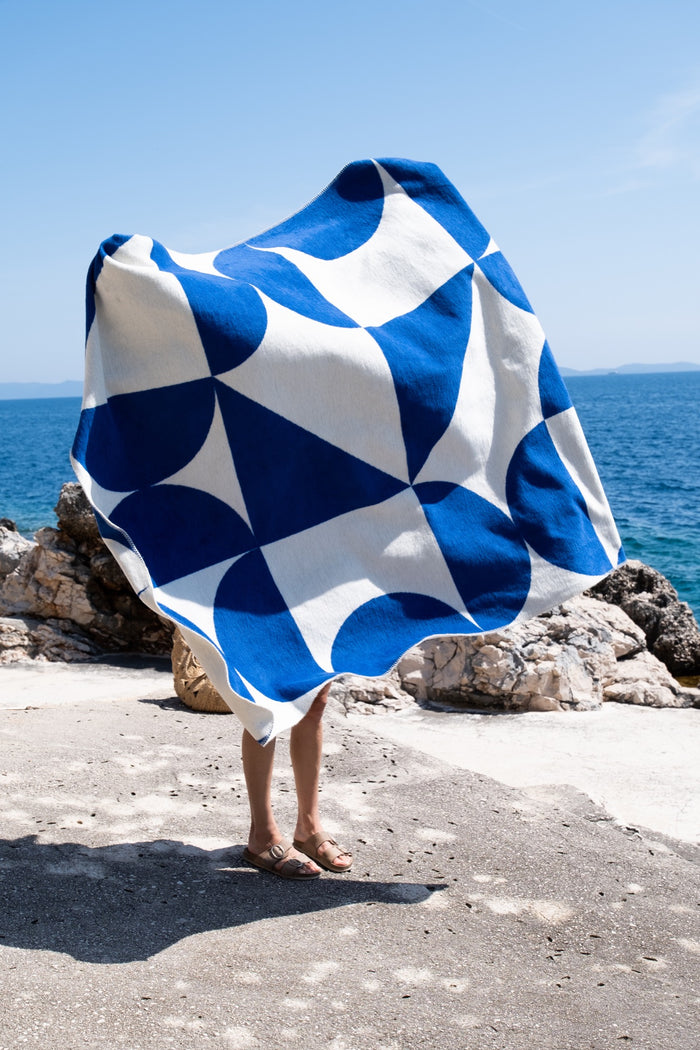 noo.ma TUL Katoenen deken - Blueberry Pie