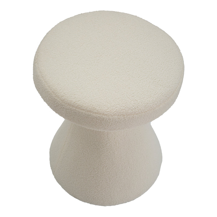 Iceland - Witte en gouden gestoffeerde stoffen tafel