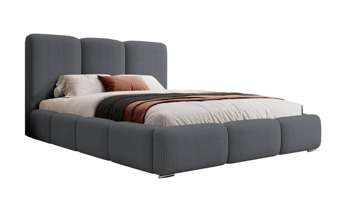 NADUVI Collection Bedframe Briar met opbergvak ribstof 140x200