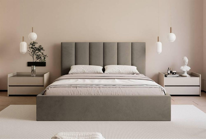 NADUVI Collection Bedframe Carolina met opbergvak velvet 180x200