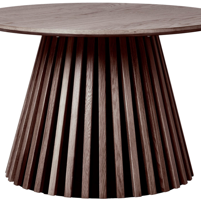 House Nordic Osaka Gerookt Eiken Salontafel Rond