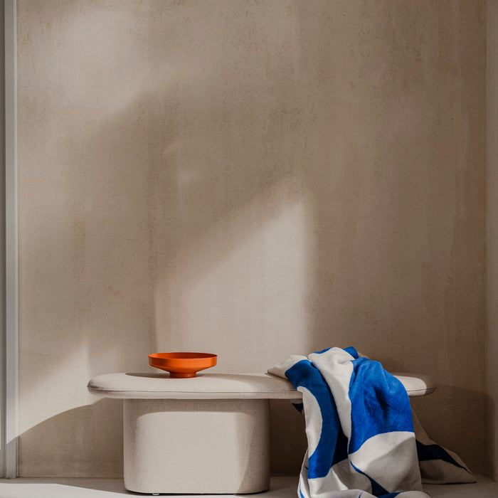 noo.ma VILU Stalen kom - Orange Peel