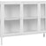 House Nordic Brisbane Wit | Glas Dressoir W140 cm