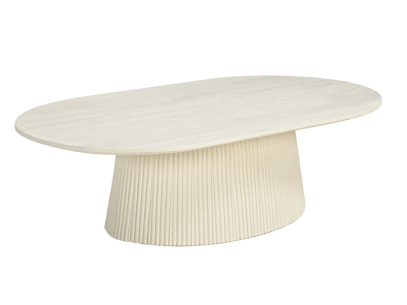 Livingfurn - Salontafel Ivoor Mangohout - 120x70x36cm - Patrice