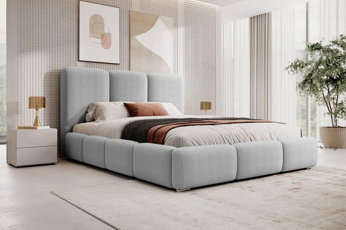 NADUVI Collection Bedframe Briar met opbergvak ribstof 160x200