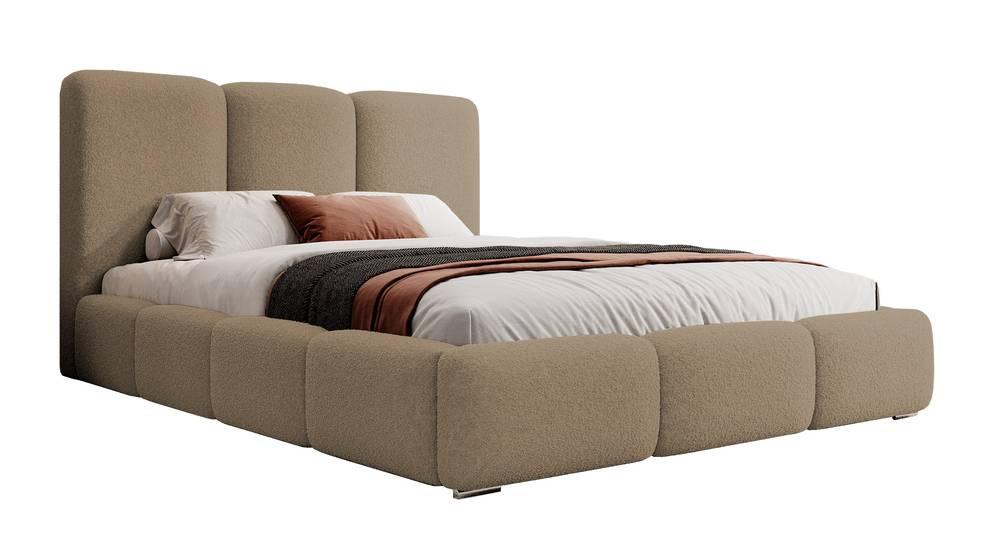 NADUVI Collection Bedframe Briar bouclé met opbergvak 140x200