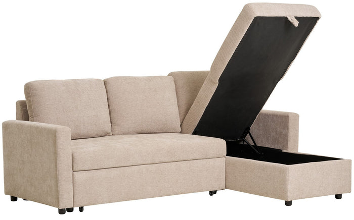 House Nordic Belfast Zand 2-Zits + Chaise Lounge Slaapbank
