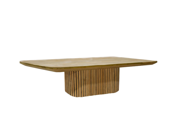 Livingfurn - Salontafel Naturel Teakhout - 120x70x36cm - Lausanne