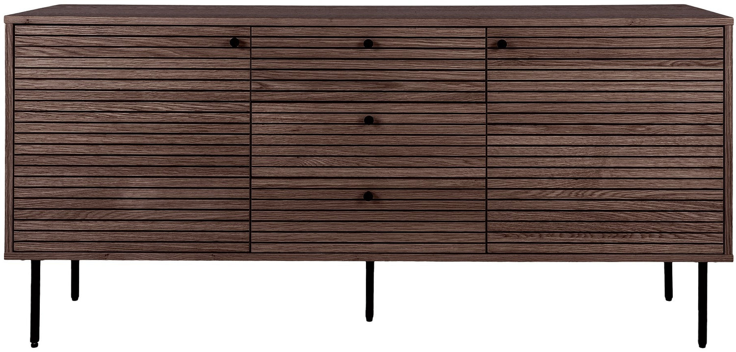 House Nordic Kyoto Gerookt Eiken Dressoir 2-Deuren 3-Lades