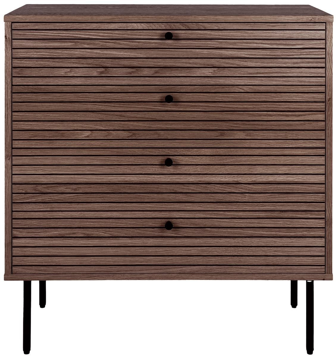 House Nordic Kyoto Gerookt Eiken Ladekast 4-Lades