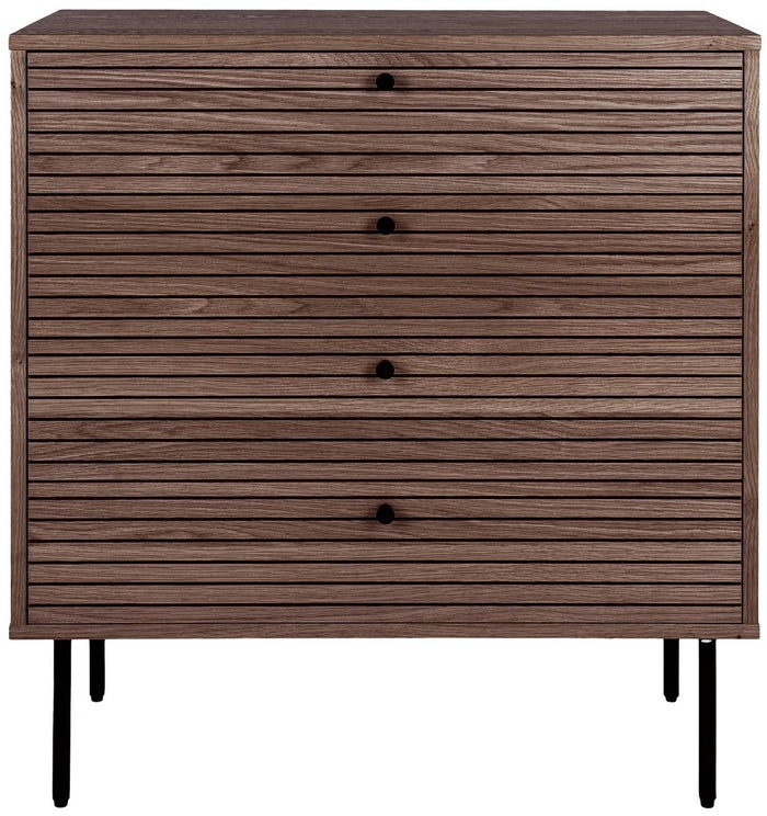 House Nordic Kyoto Gerookt Eiken Ladekast 4-Lades