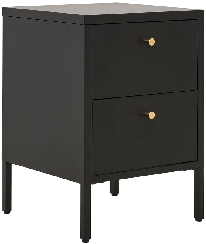 House Nordic Dalby Zwart Ladekast 2-Lades