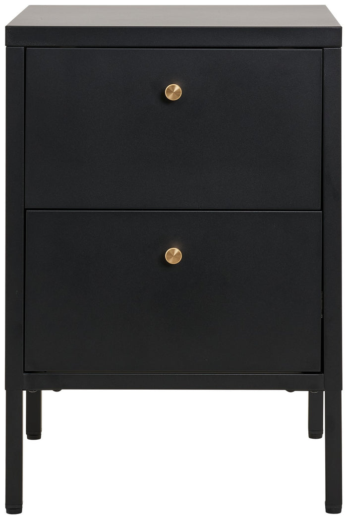 House Nordic Dalby Zwart Ladekast 2-Lades