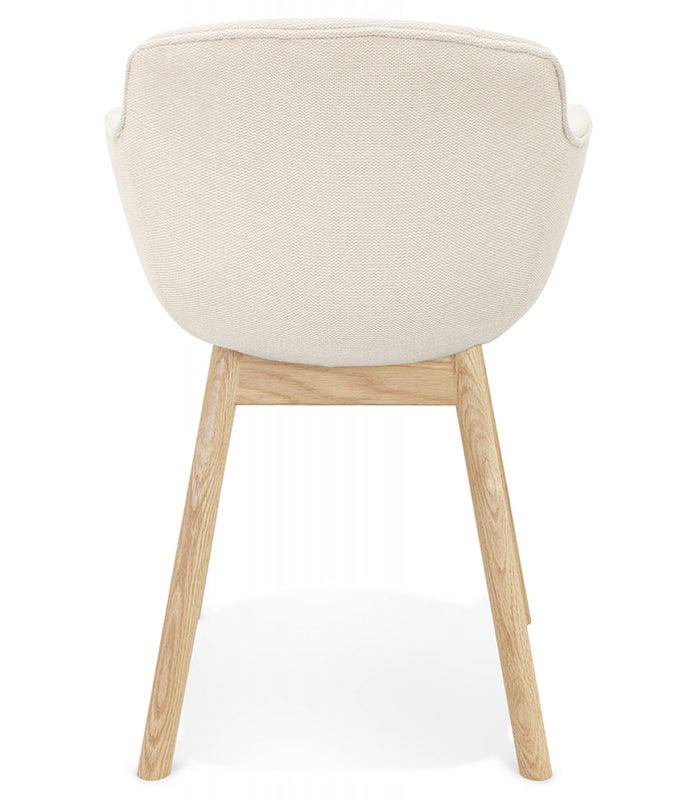 ALTEREGO ROSSINI Stoel met armleuningen - Beige