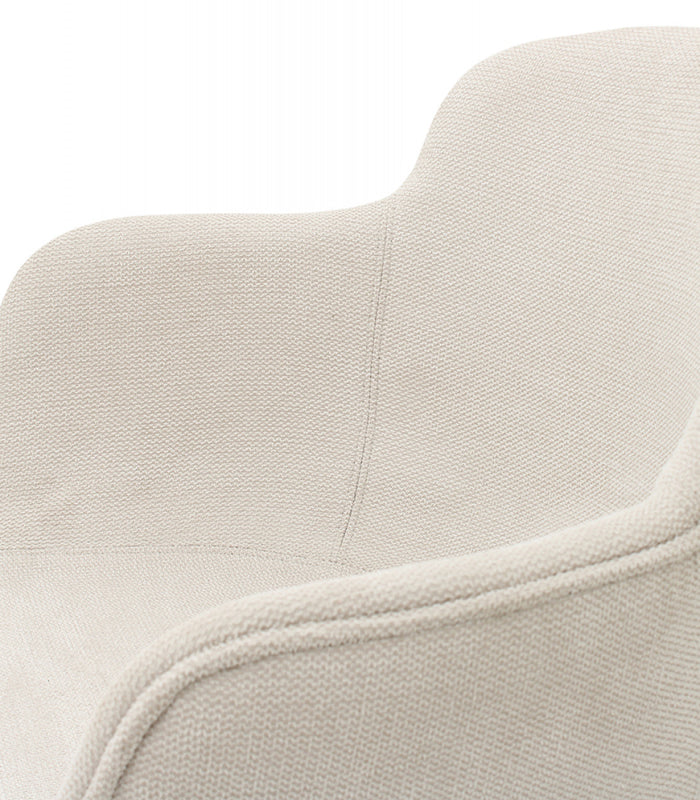 ALTEREGO ROSSINI Stoel met armleuningen - Beige