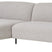 House Nordic Salvador Lichtgrijs Bouclé 2-Zits + Chaise Lounge Links