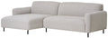 House Nordic Salvador Lichtgrijs Bouclé 2-Zits + Chaise Lounge Links
