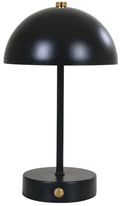 House Nordic Holt Zwart LED Tafellamp Oplaadbaar
