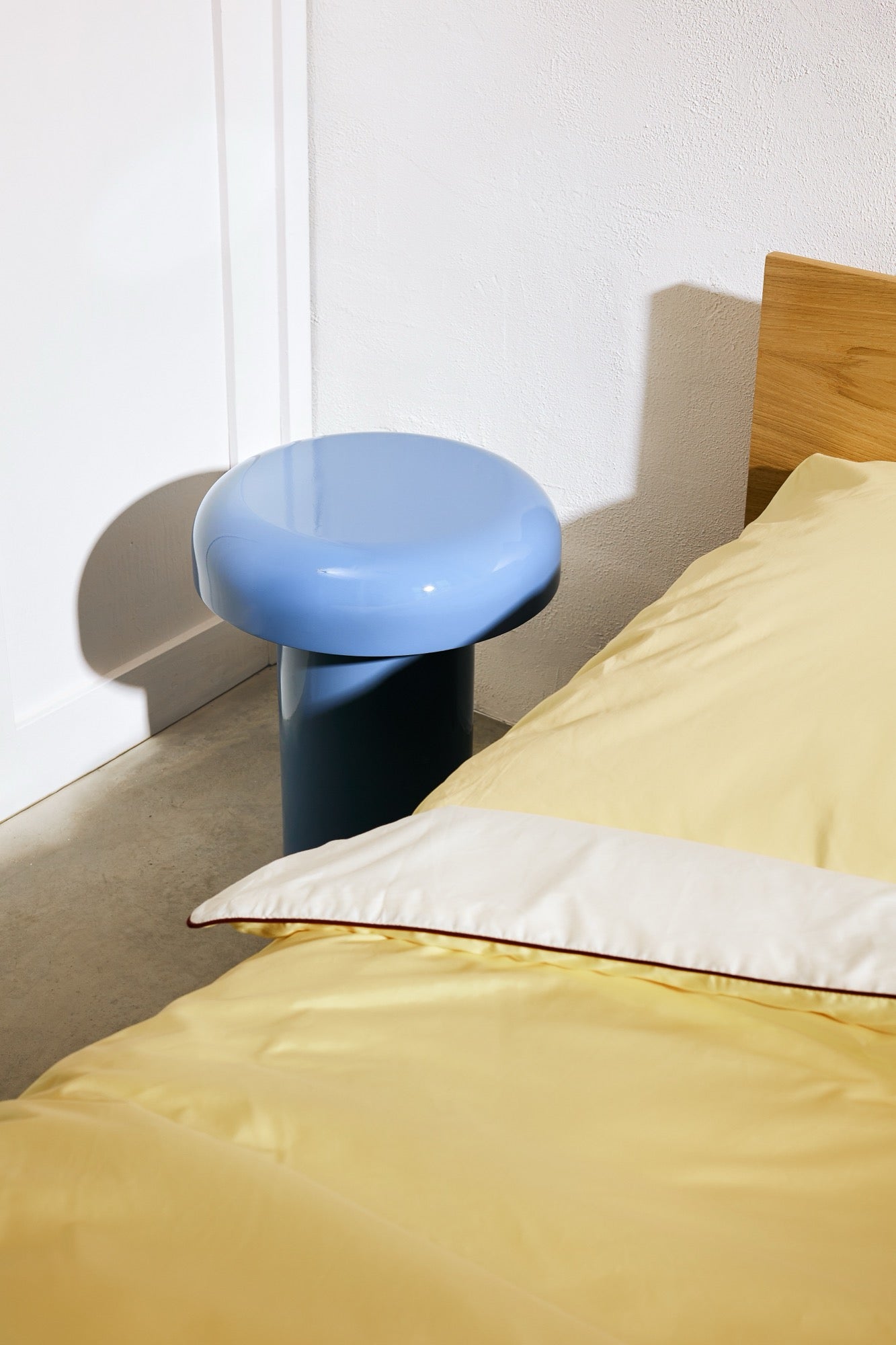 noo.ma OBA Dekbedovertrek - 200x200 cm - Sunny Yellow